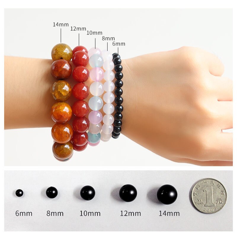 Natural Gems Jades Stone Beads Multicolor Chalcedonies