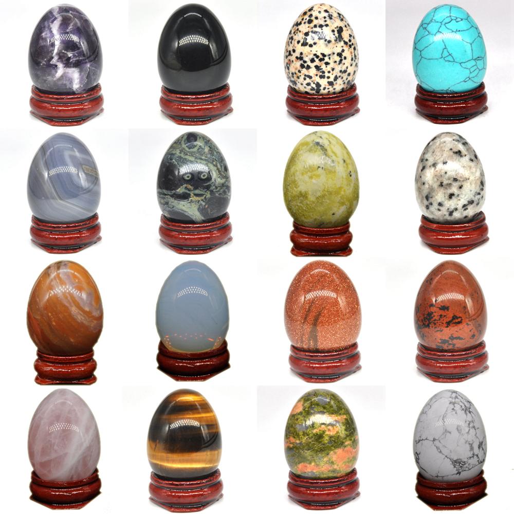 Egg Shaped Stone Natural Healing Crystal Kegel