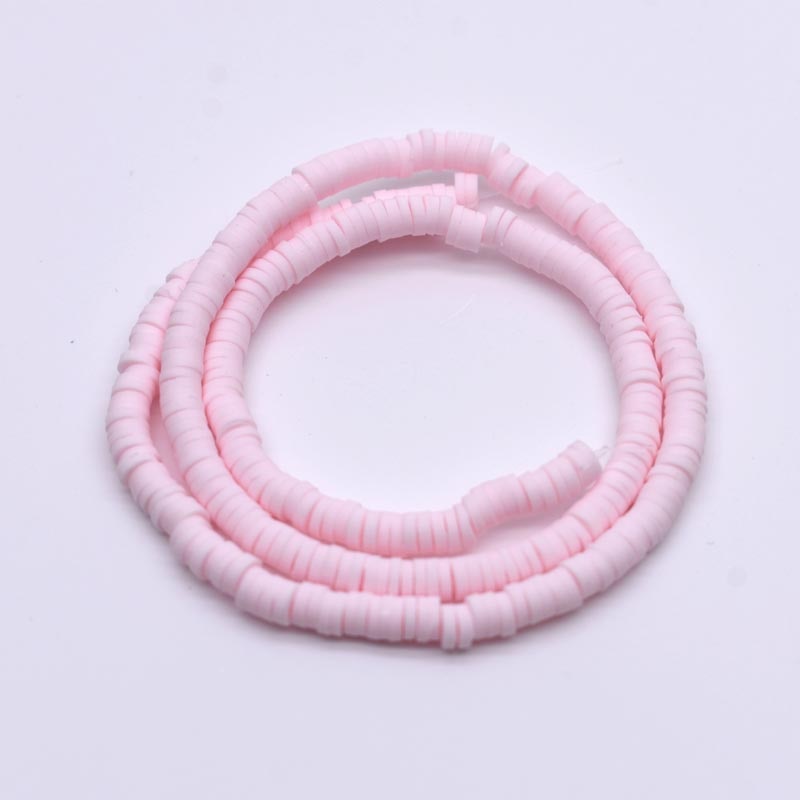 Flat Round Handmade Round Polymer Clay Chip
