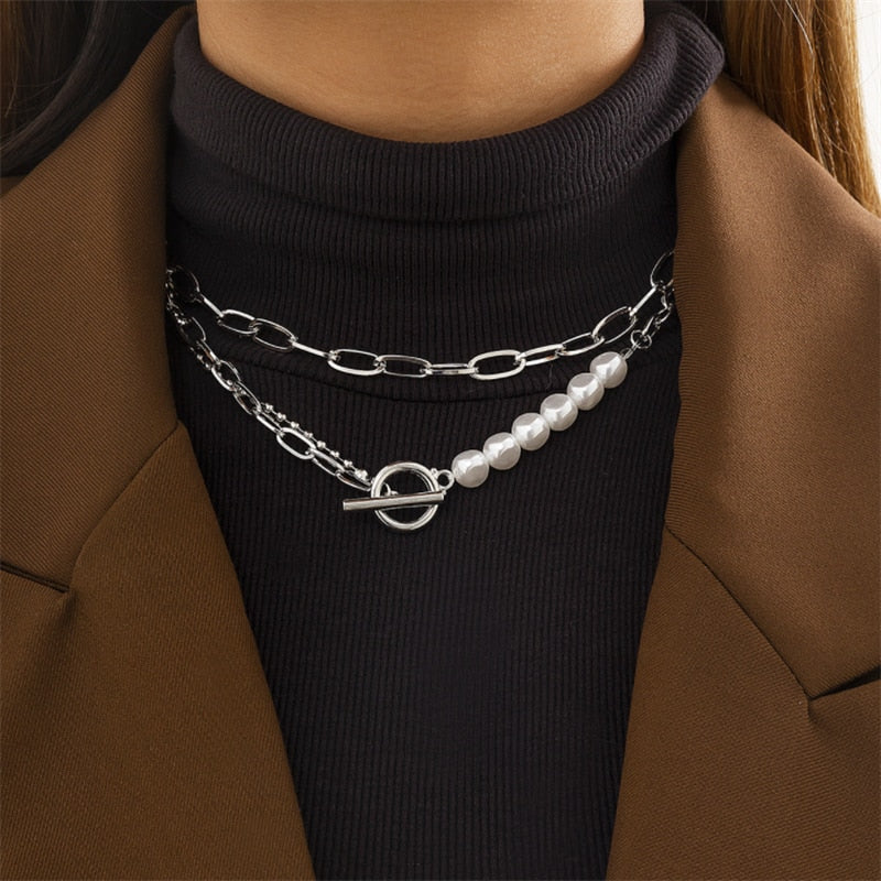 Bohemian Shell Necklace For Women Elegant Pearl