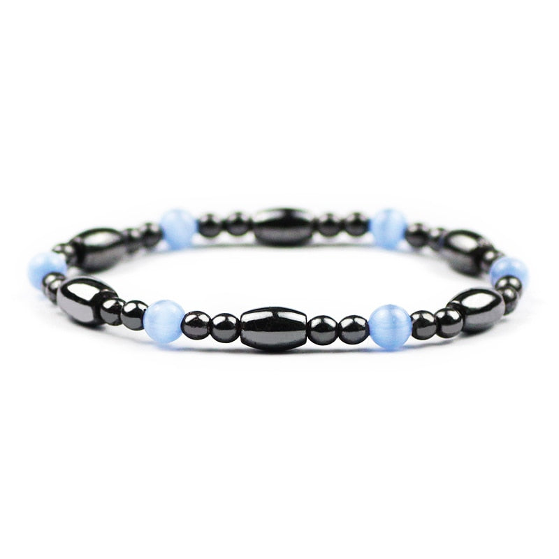 Tiger's Eye Hematite Charm Bracelets Men