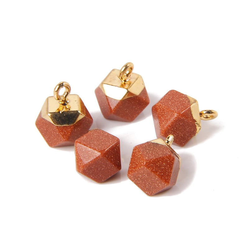 Stone Crystal Pendant For Earrings Necklace Charm