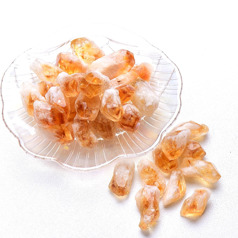 Citrine Ore crystal Repair Rock Mineral Specimen Collection