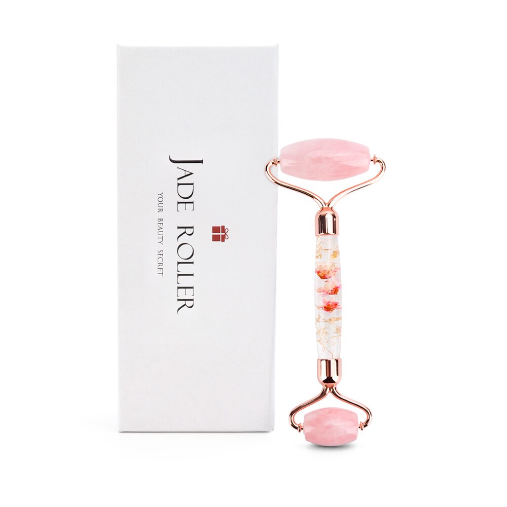 Mute Rose Quartz Facial Jade Roller