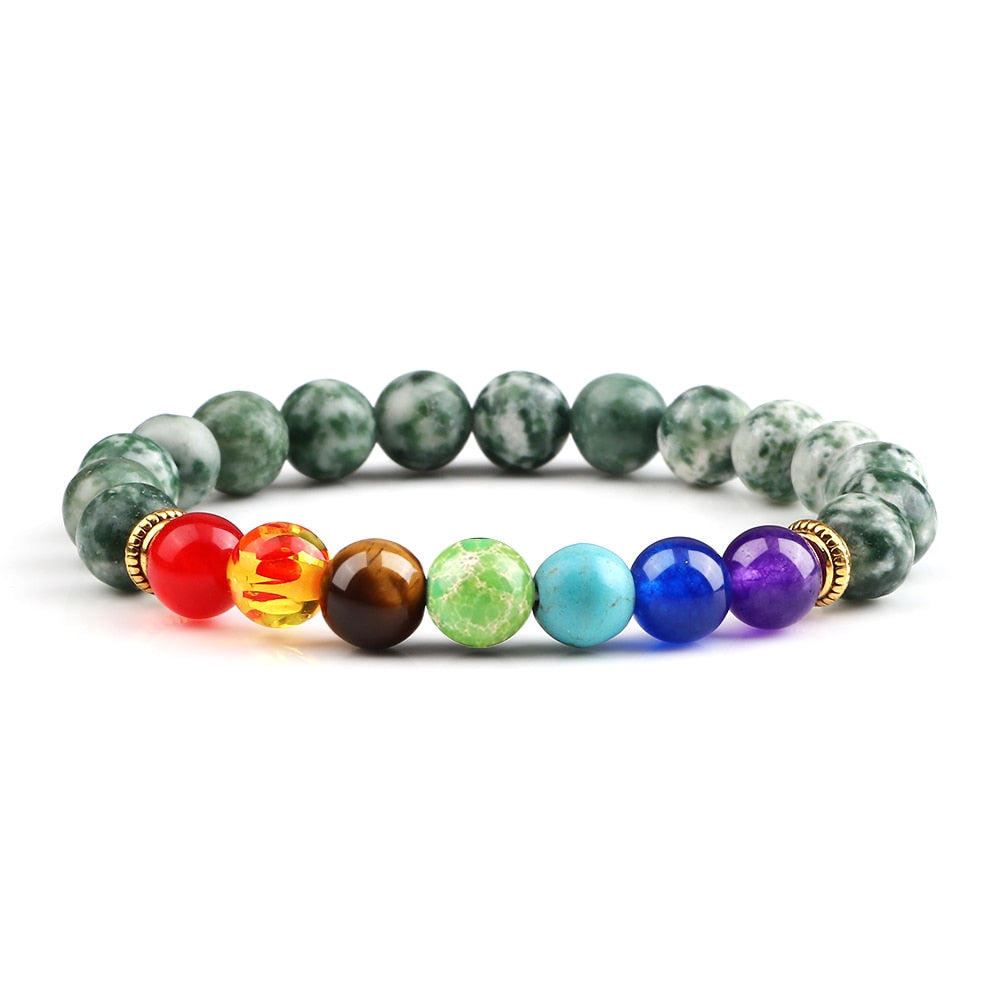 Chakra Beads Bracelet Fashion Charm Natural Stone
