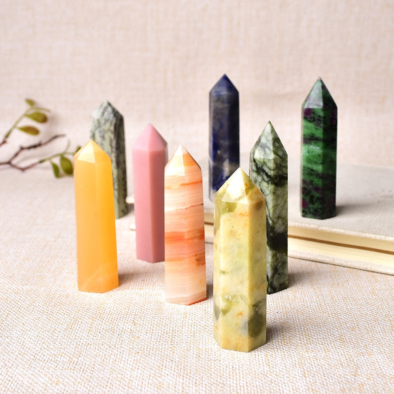 Natural Stones Crystal Point Random Collocation