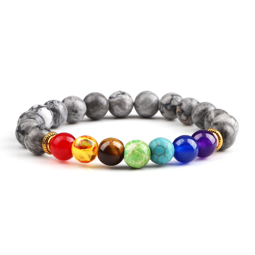 Chakra Beads Bracelet Fashion Charm Natural Stone