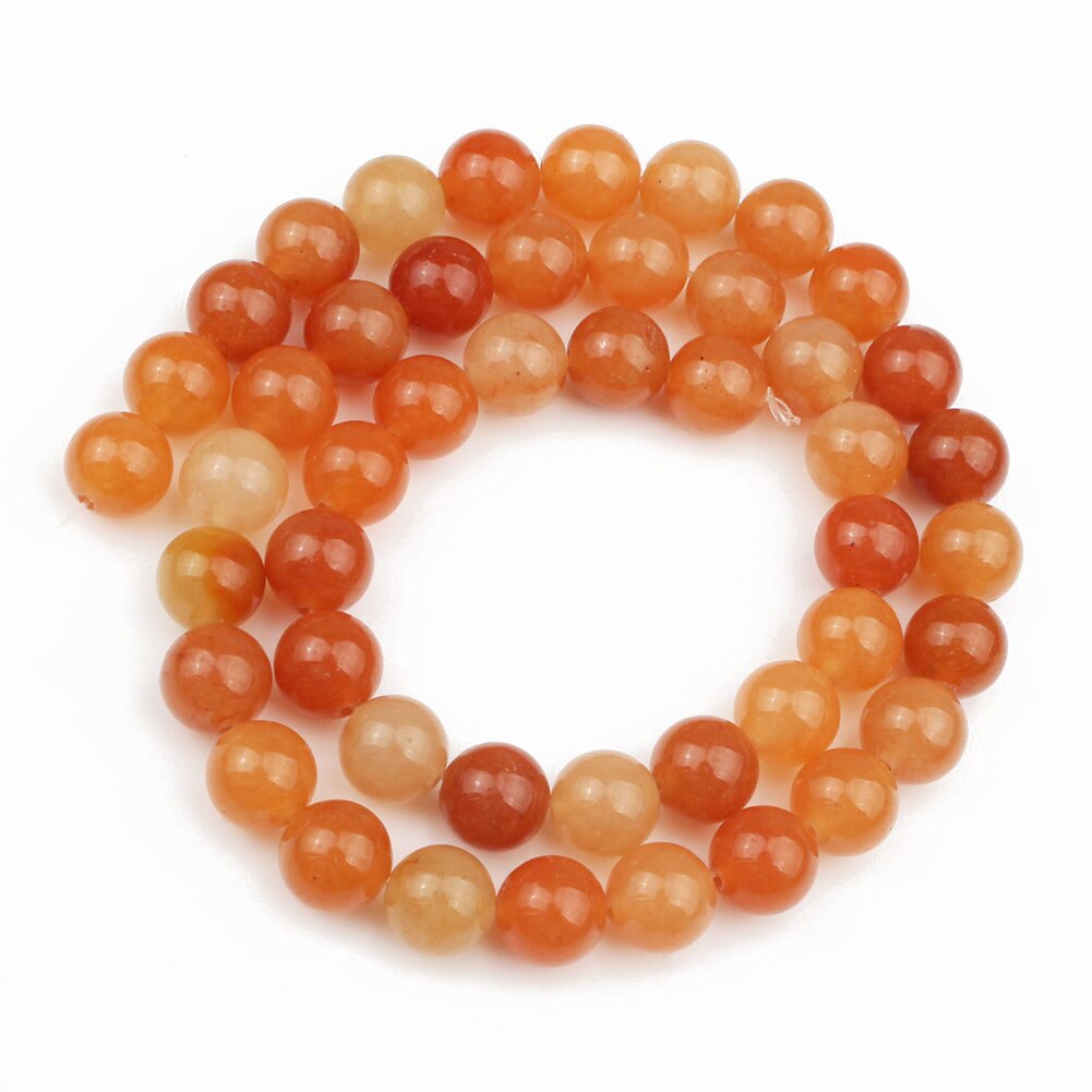Natural Green Aventurine Jades Round Loose Stone