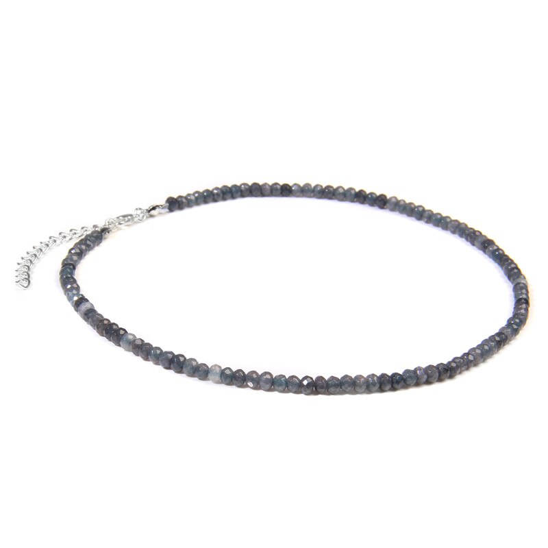 Simple Faceted Gem stone Necklaces For Women Jades