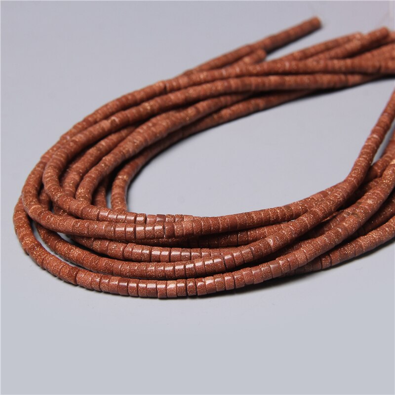 Natural Flat Disc Round Stone Crystal Jades Spacer Beads