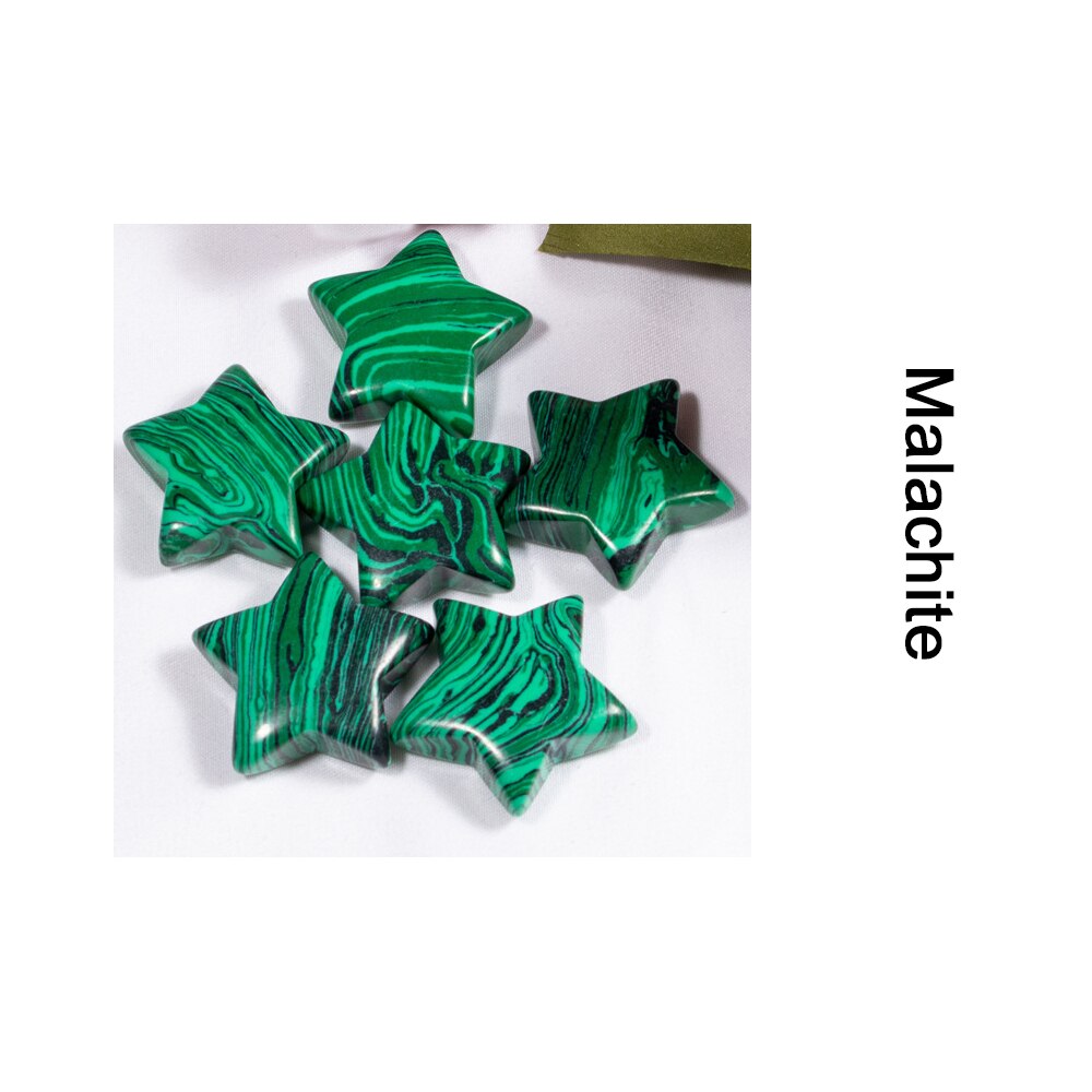 Pentagram Statue Rose Quartz Amethyst Healing Crystal