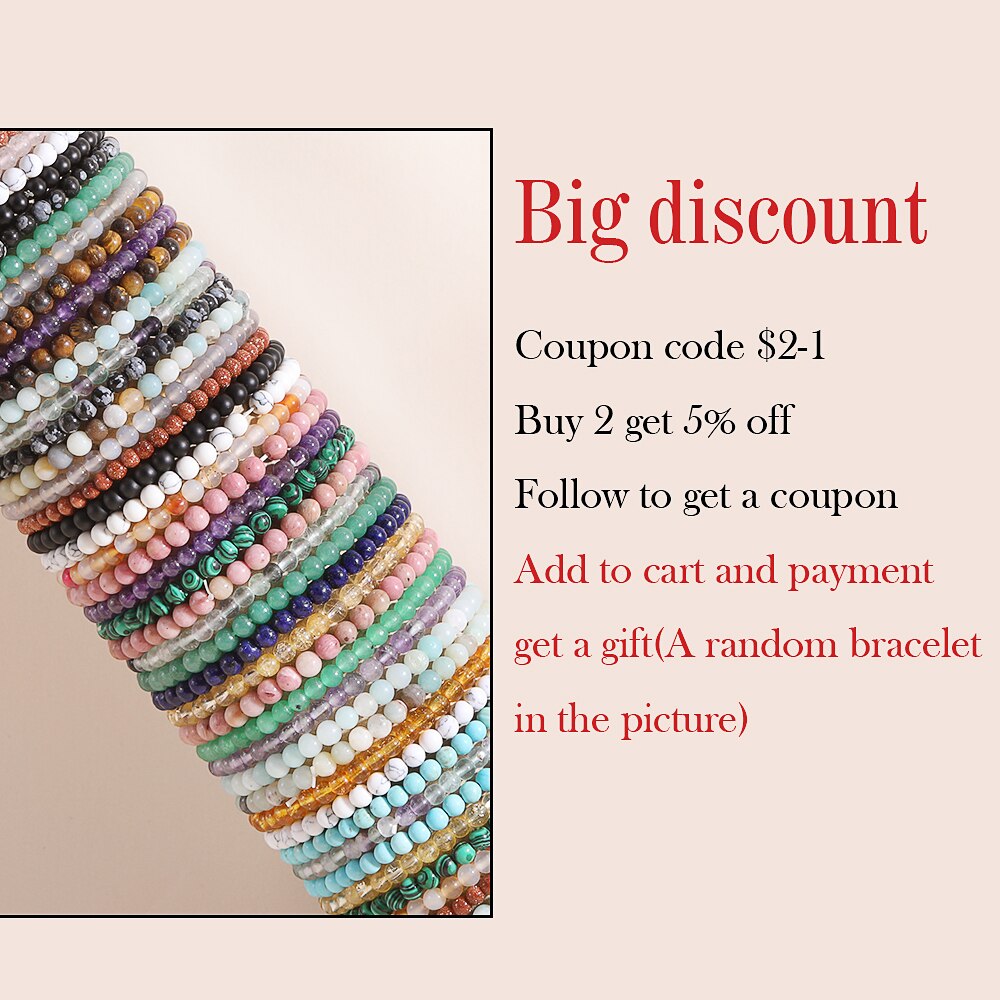 Natural Stone Beads Bracelets Simple Malachite Tiger Eye