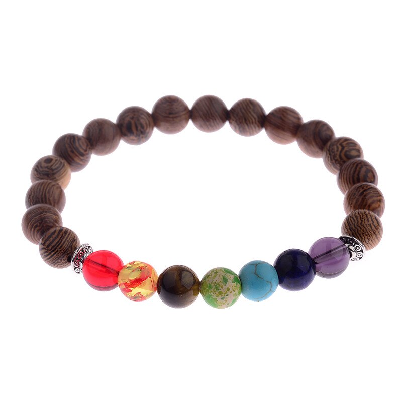 Wood Beads Bracelets Men Ethic Meditation