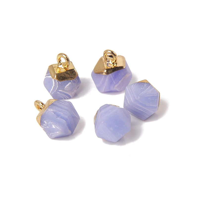 Stone Crystal Pendant For Earrings Necklace Charm