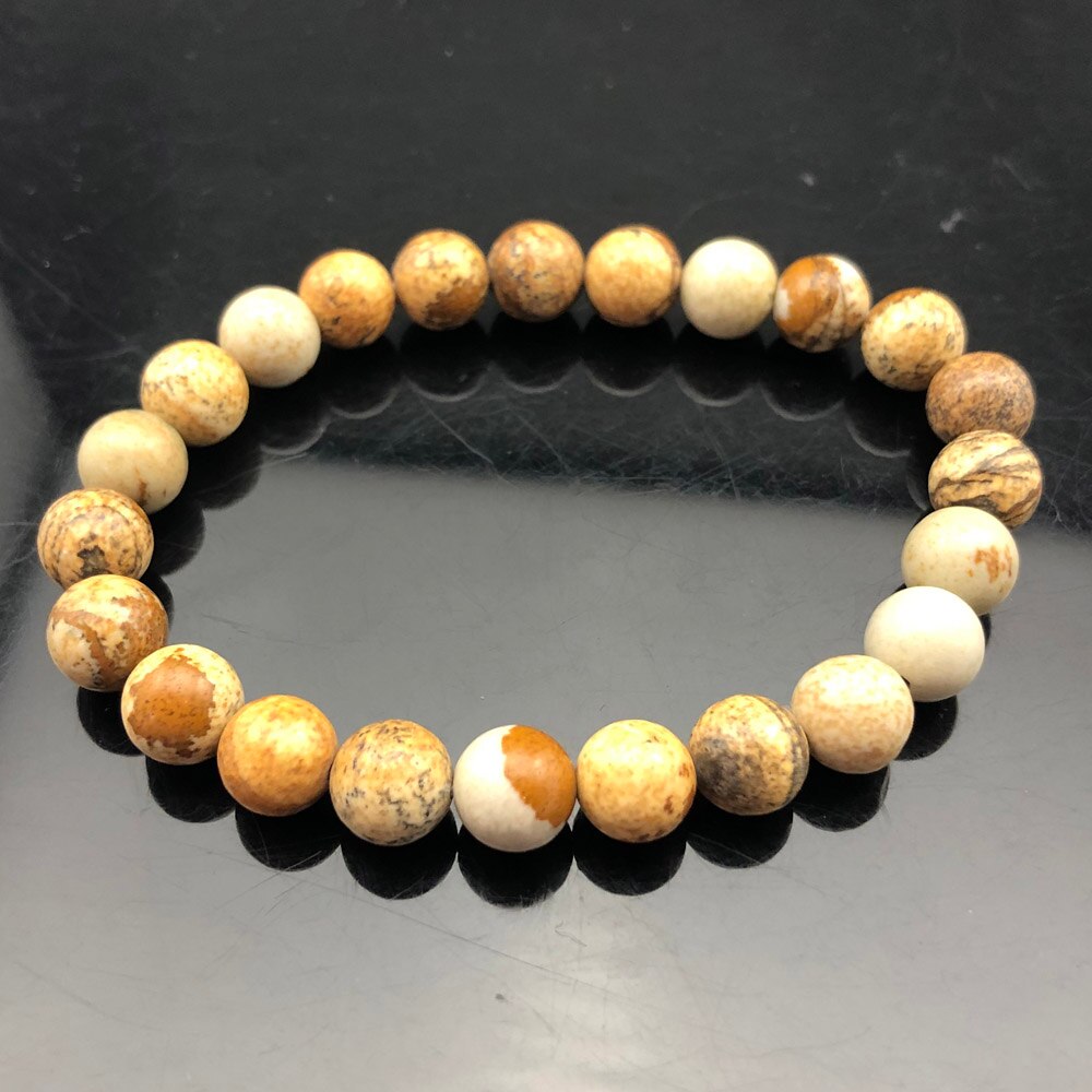 Chakra Quartz Crystal Agate Bracelet Men Natural Stone