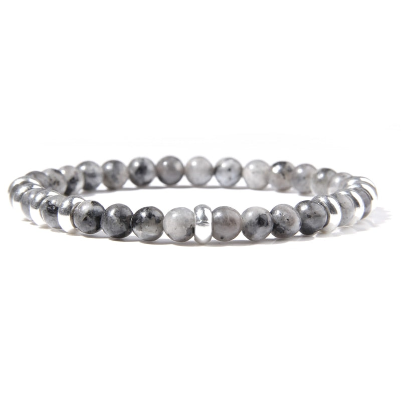 Hematite Bracelets Matte Rainbow Flash Moonstone
