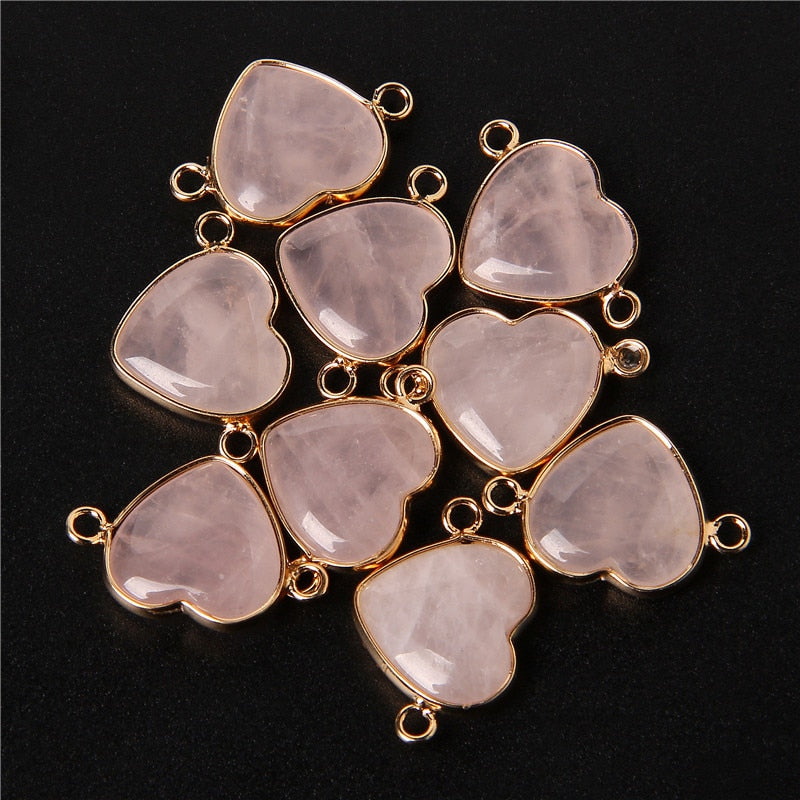 New Arrival Natural Stone Crystal Pendant Charm