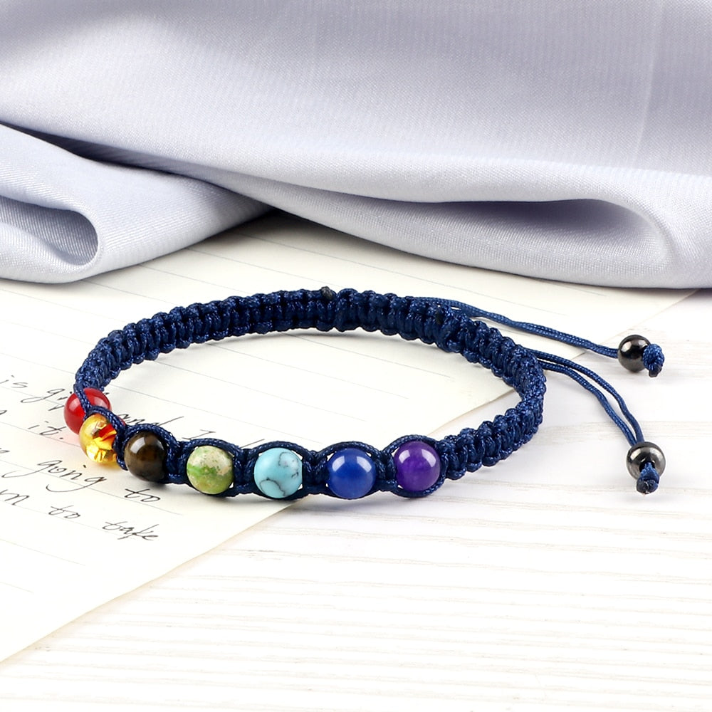 Handmade Beads Bracelet 6mm Natural Stone String