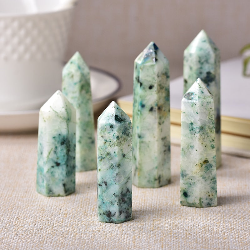 Crystal Point Fynchenite Healing Obelisk Reseda