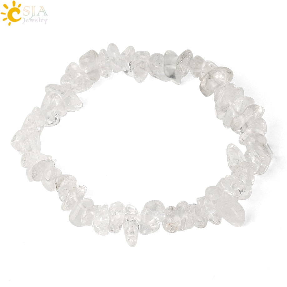 Irregular Chips Natural Stone Bracelet Asymmetry