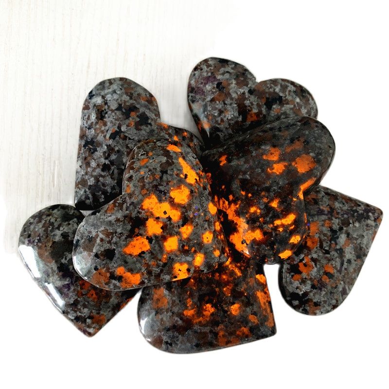 Yooperlite Crystal Heart Love Powerful Chakra Energy
