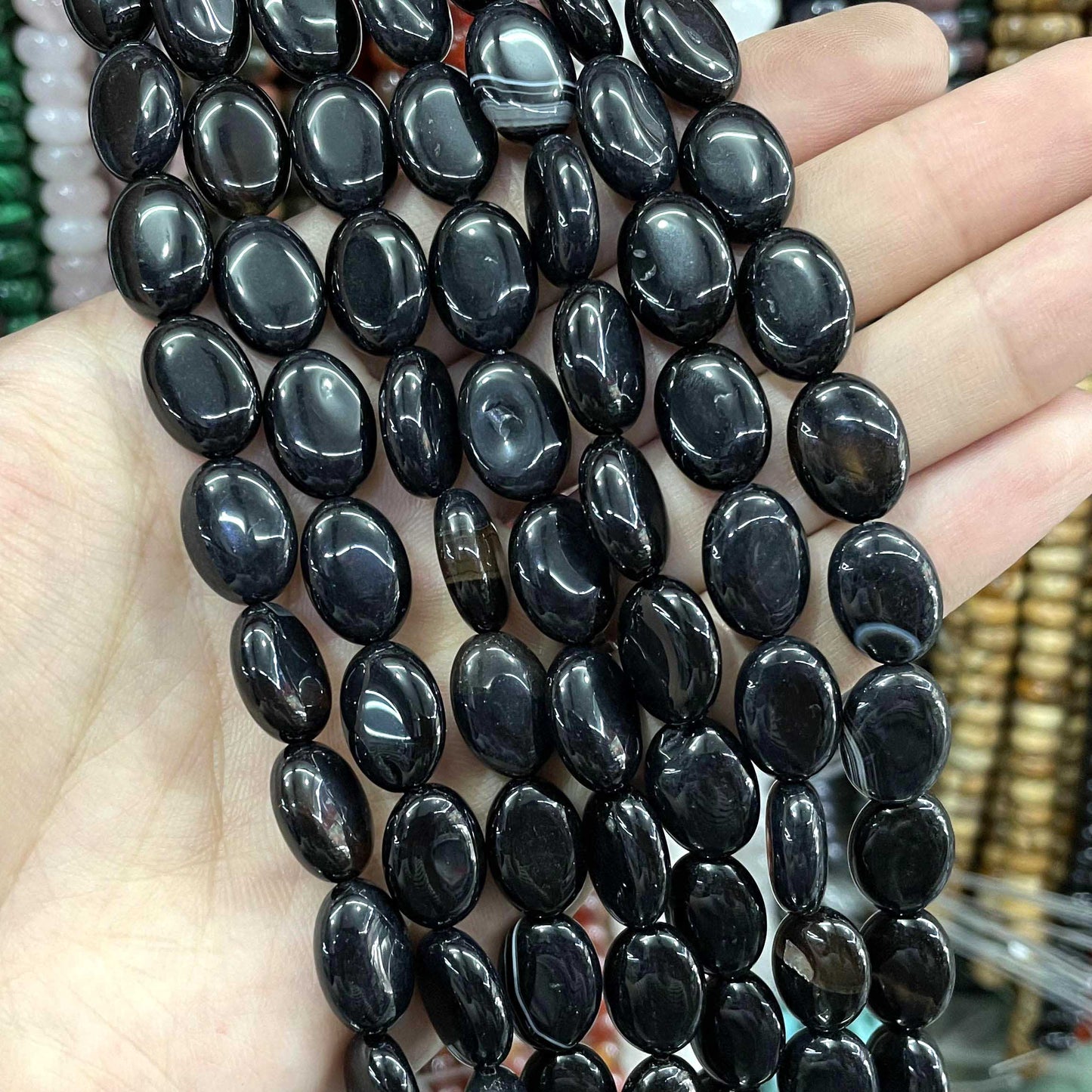 Agates Jades Crystal Loose Spacer Beads