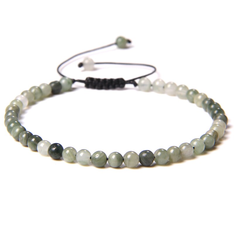 Handmade Natural Agates Jades Quartz Stone Beaded