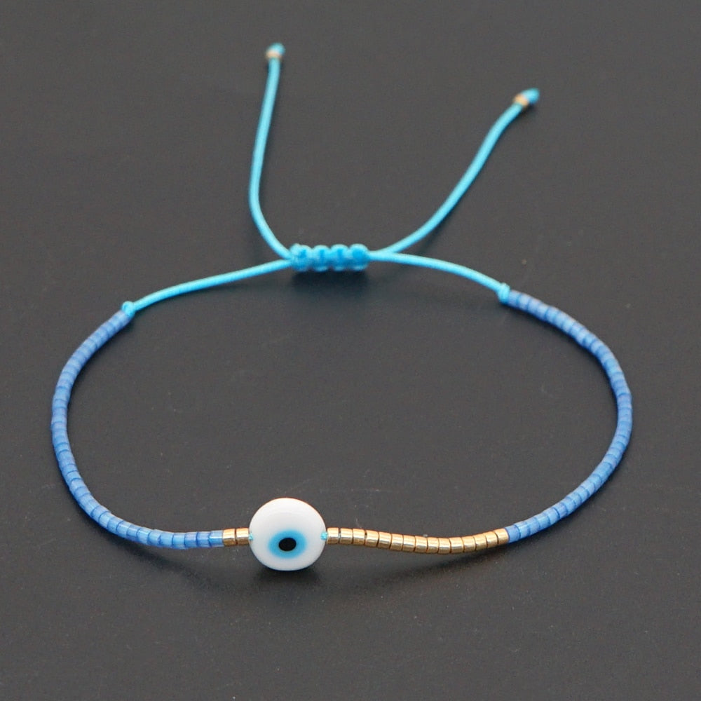 Greek Eye Braclet Turkish Evil Eye Bracelet Tiny String
