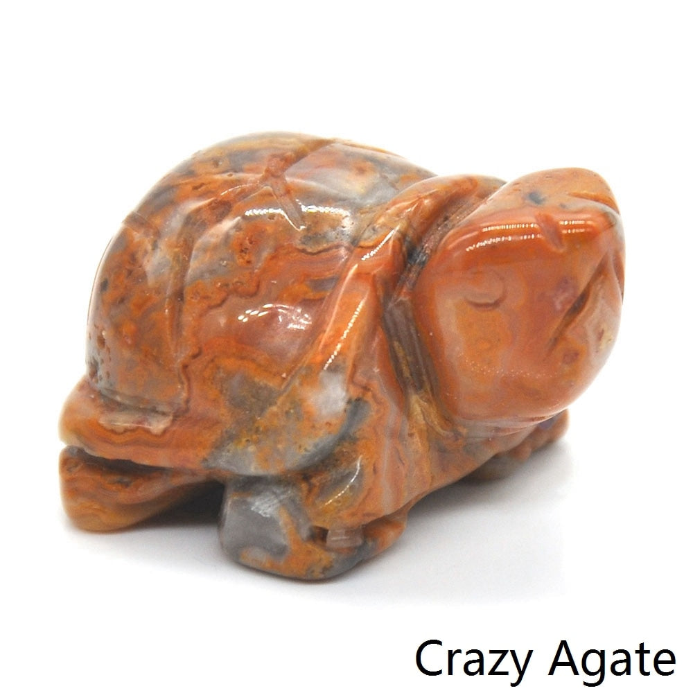 Turtle Tortoise Statue Natural Healing Crystal