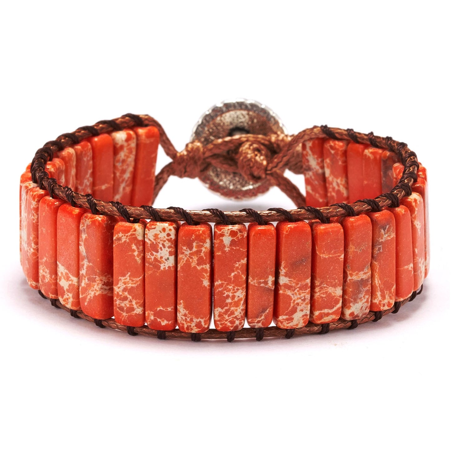 Natural Stone Bracelet Chakra Heart Wrap Bracelet