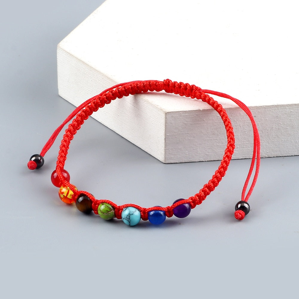 Handmade Beads Bracelet 6mm Natural Stone String