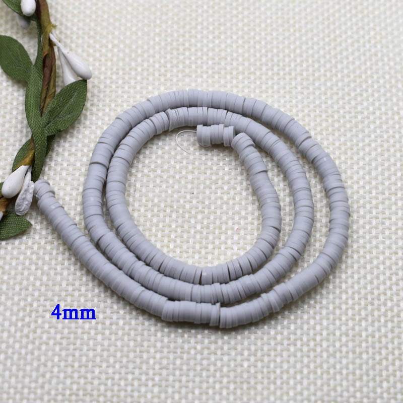 Flat Round Handmade Round Polymer Clay Chip