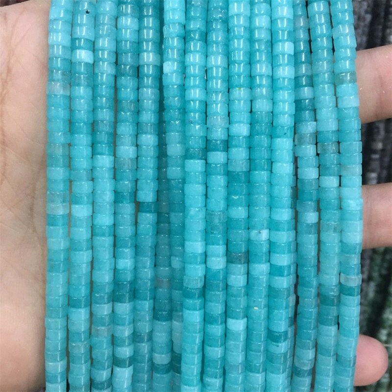 Green Imperial Jasper Turquoise Disc Round Heishi Beads