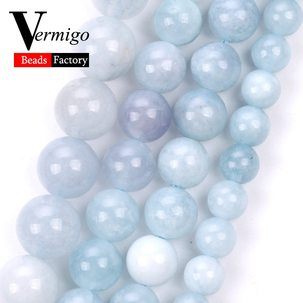 Natural Stone Aquamarines Apatite Opal Tourmaline