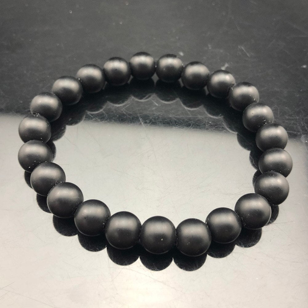 Chakra Quartz Crystal Agate Bracelet Men Natural Stone