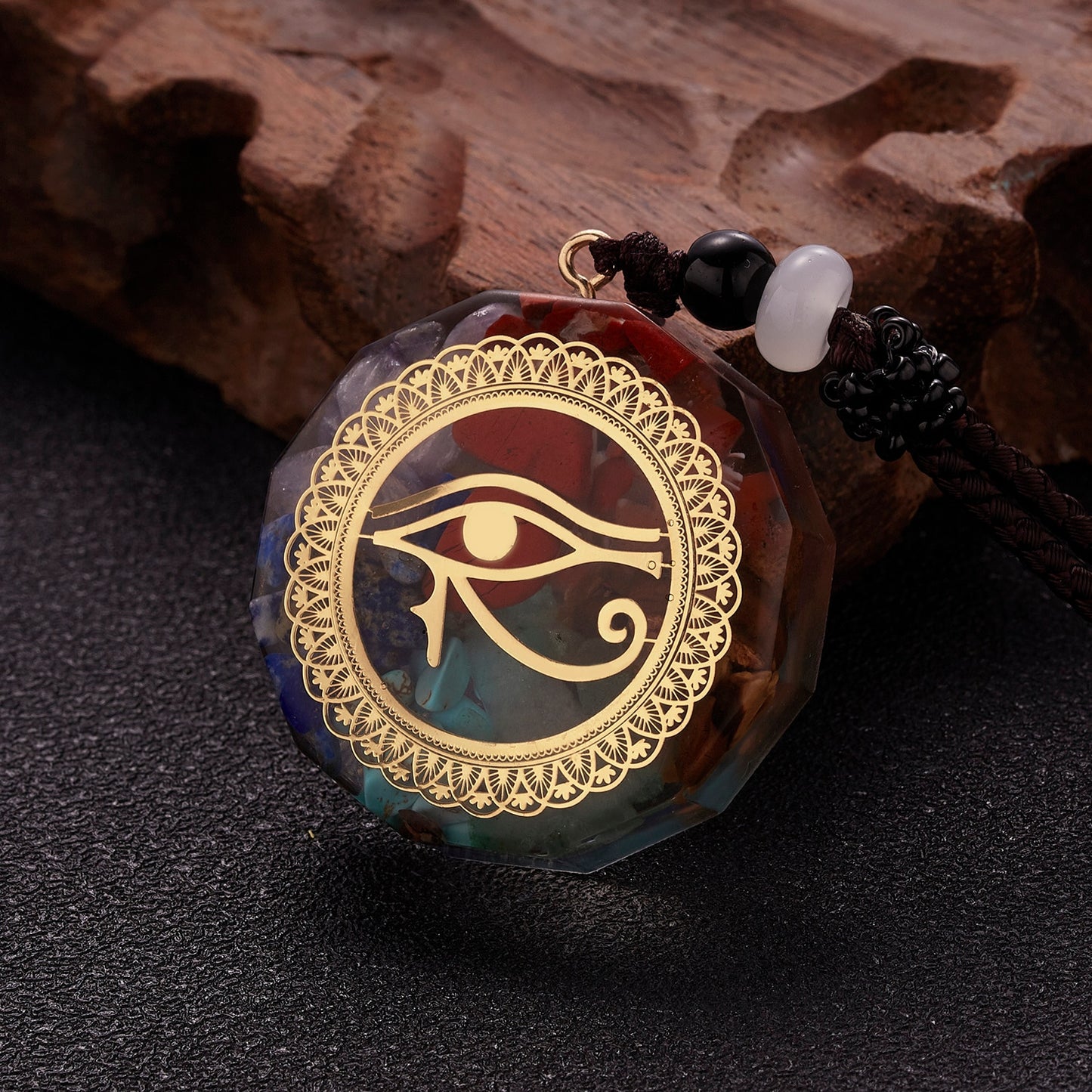 Charm Seven Chakras Healing Necklace
