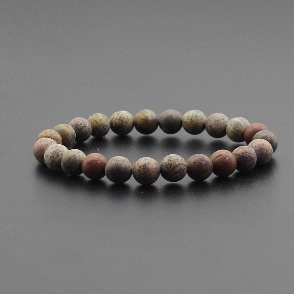 Natural Stone Quartz Bracelet Yoga Chakra Healing