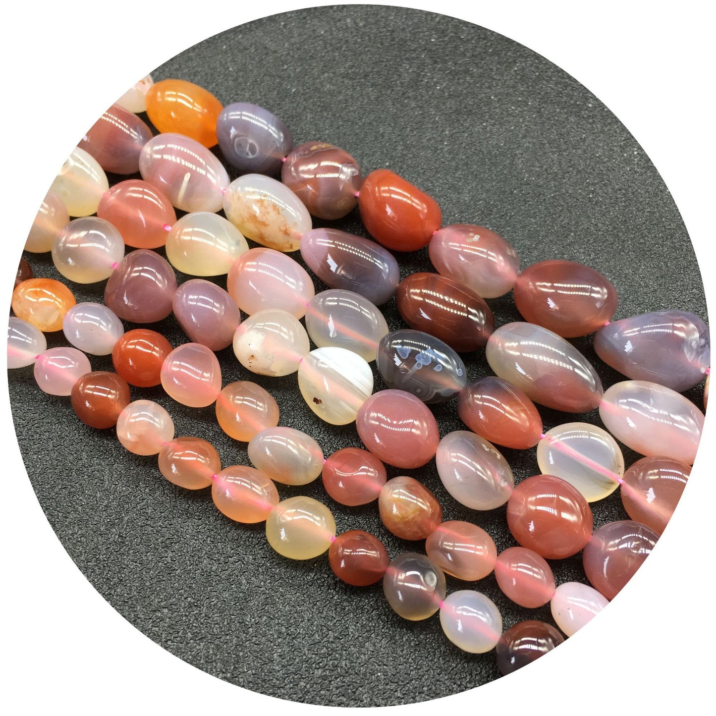 Natural stone irregular shape loose beads Crystal
