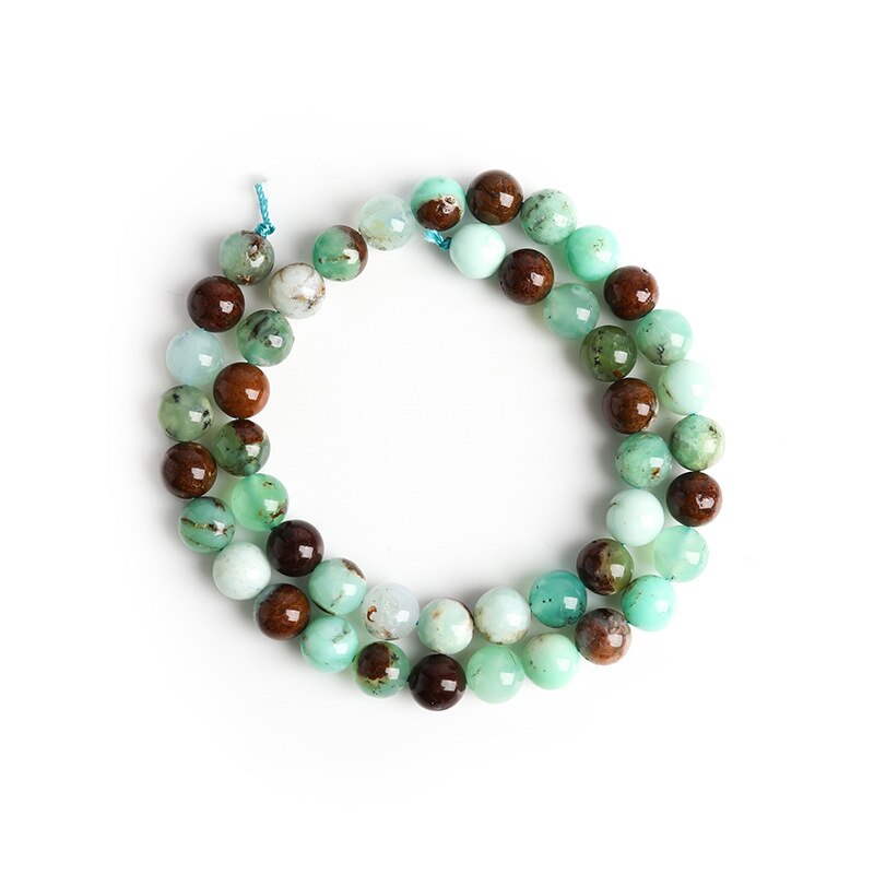 Natural Chrysoprase Jades Round Loose Stone Beads