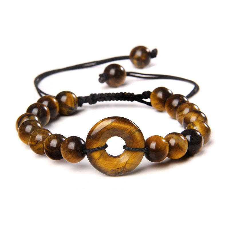 Lucky Jad Bracelets Men Natural Moss Bracelet
