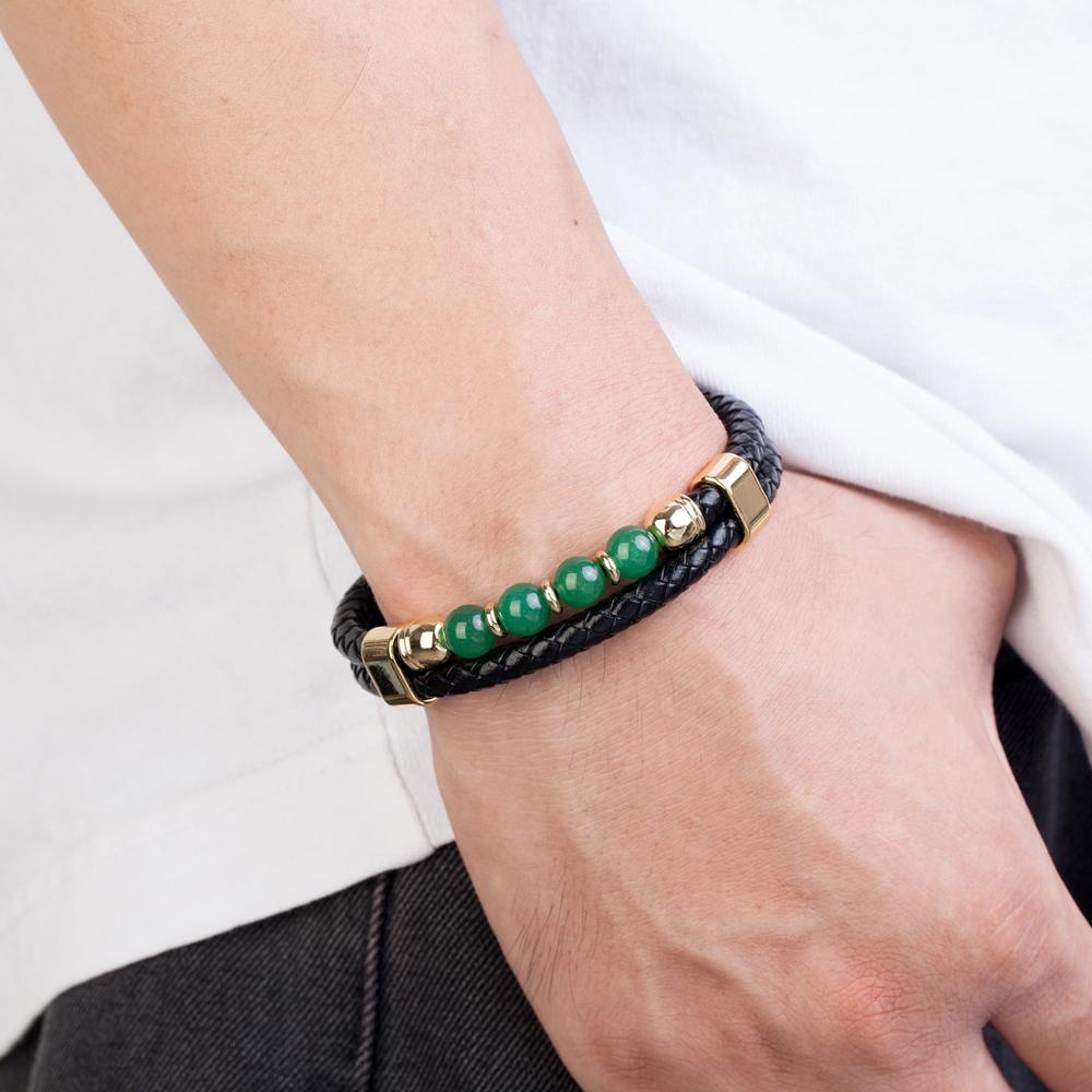 Natural Stone Beads Bracelet For Women Multilayer