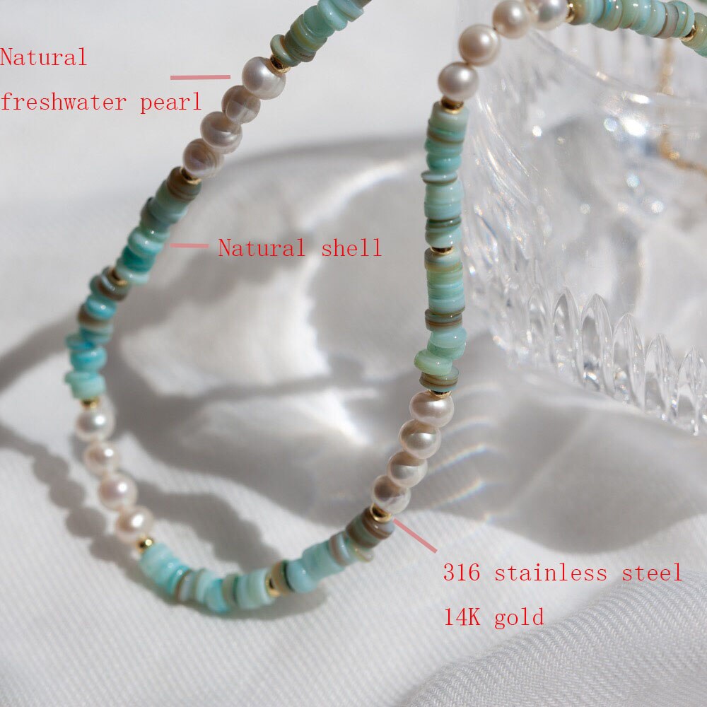 Bohemian Sapphire natural semi-precious stone necklace