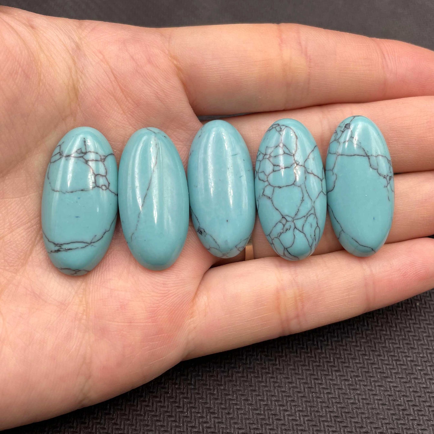 Cabochon Natural Oval Agates Opal Crystal Quartz Jades