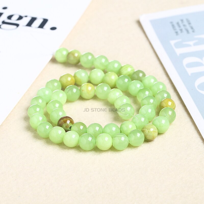 Natural Chalcedony Stone Beads Round Loose Beads