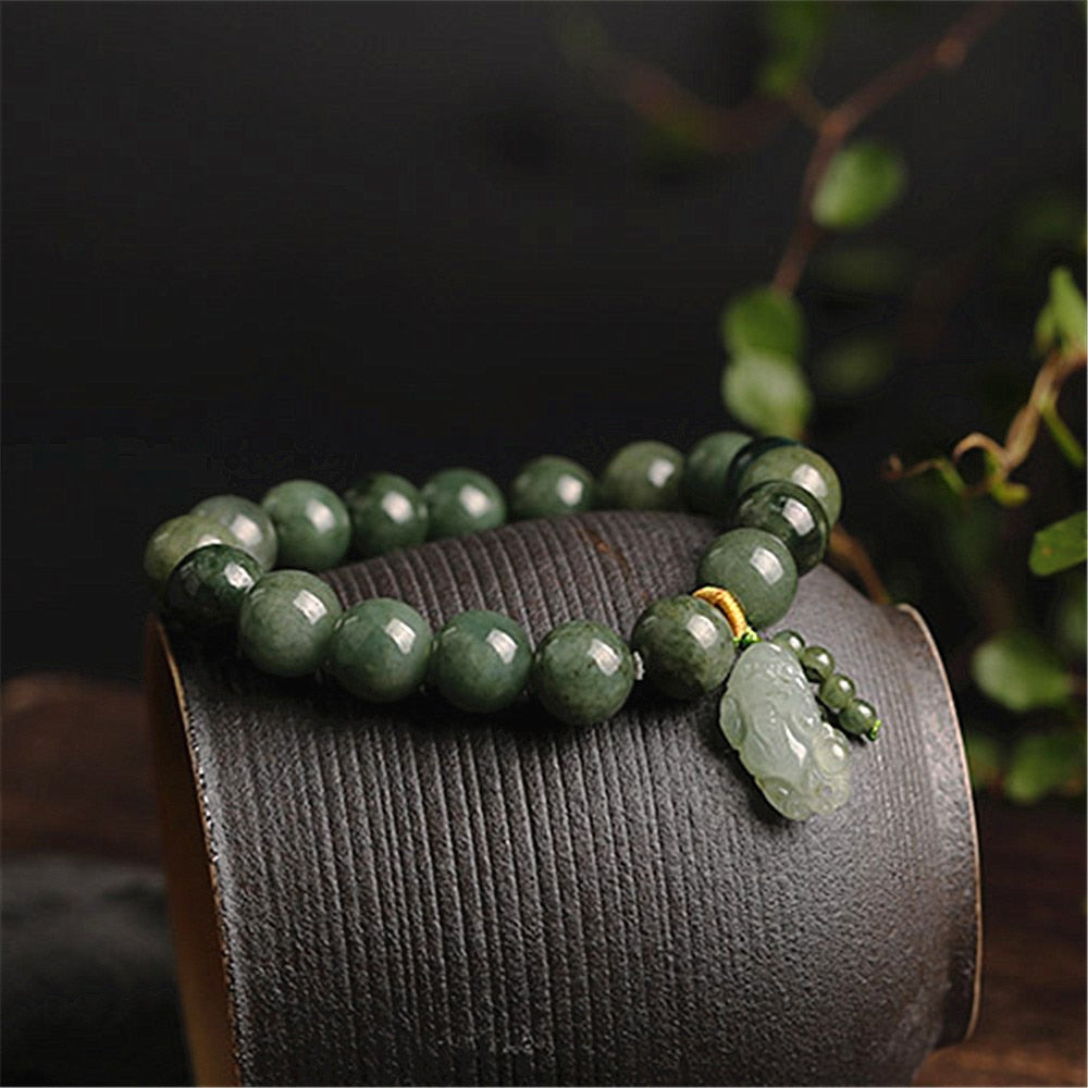Natural Grade A Jade Jadeite Round Bead