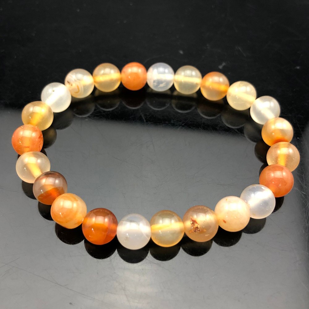 Chakra Quartz Crystal Agate Bracelet Men Natural Stone