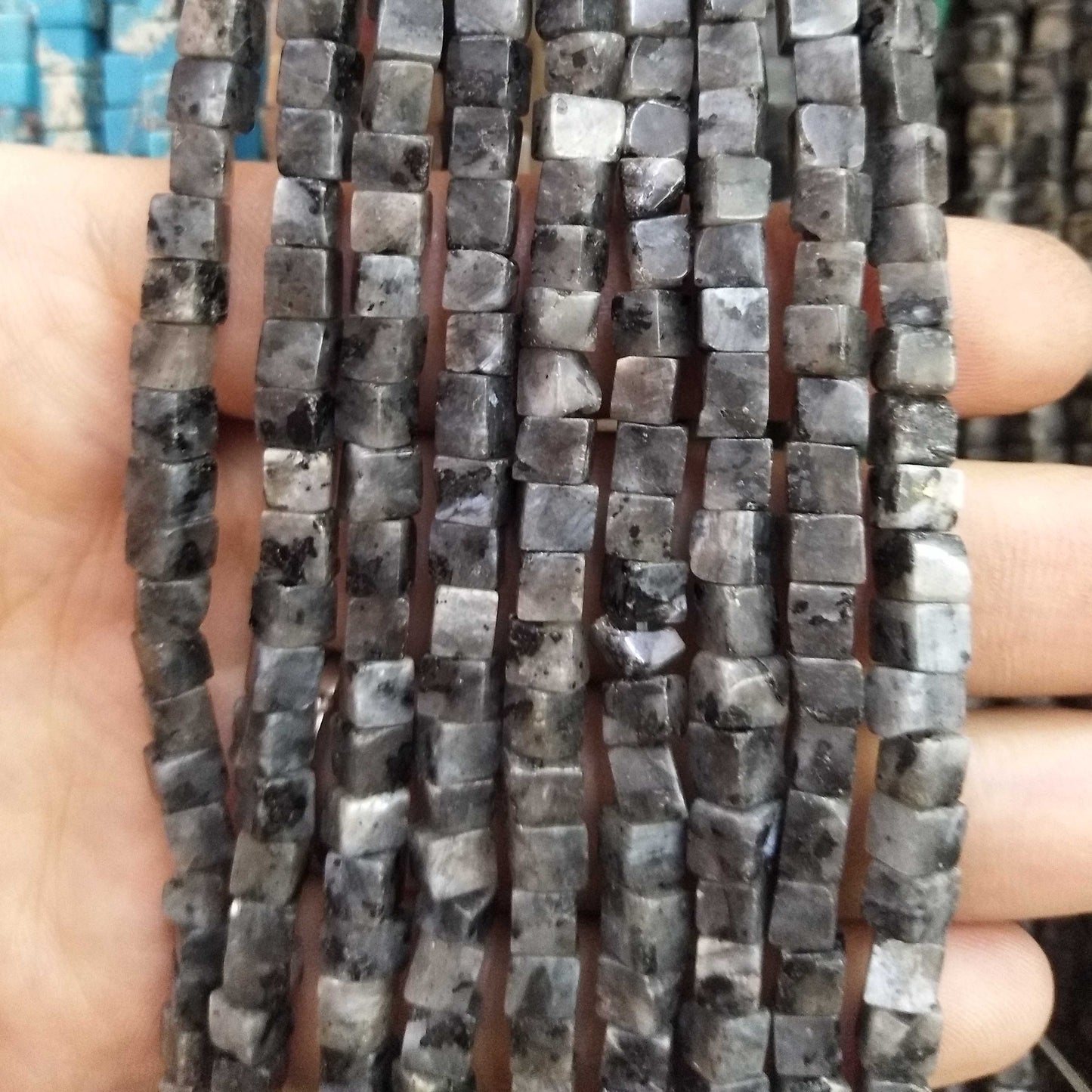 Square Pink Crystal Quartz Agates Jades