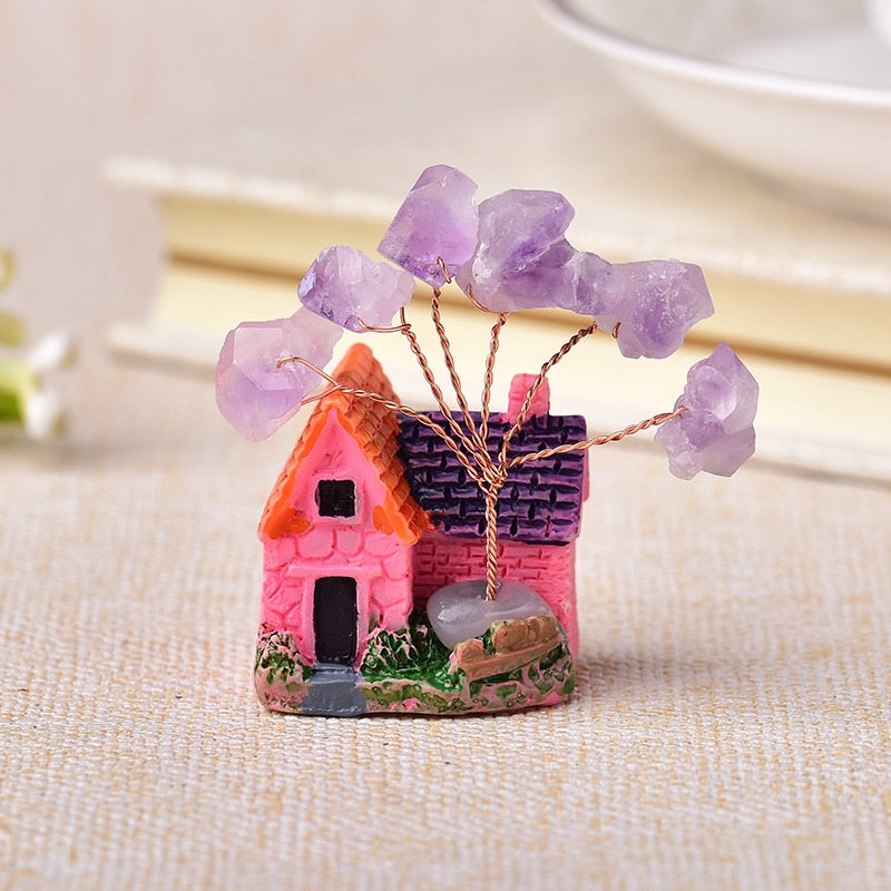 Amethyst Tree Crystal Ornaments Tree of Life