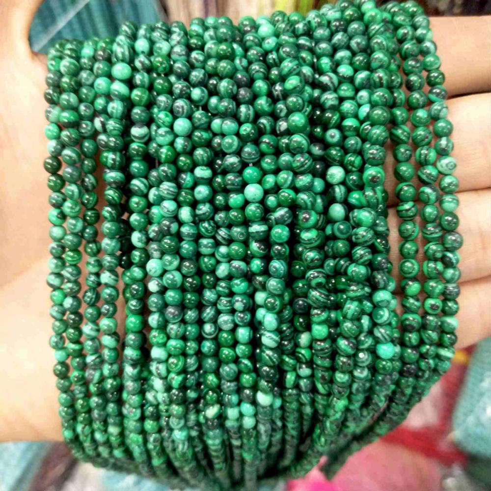Natural Stone 2MM 3MM Round Beads Tourmaline
