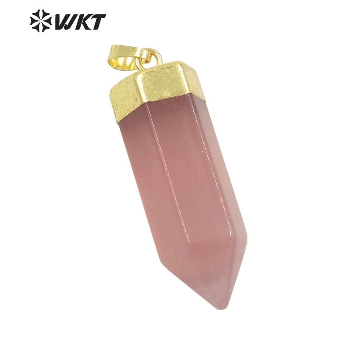 Gem hex spirit quartz dot stone pendant jades